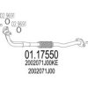 MTS 01.17550 Exhaust Pipe